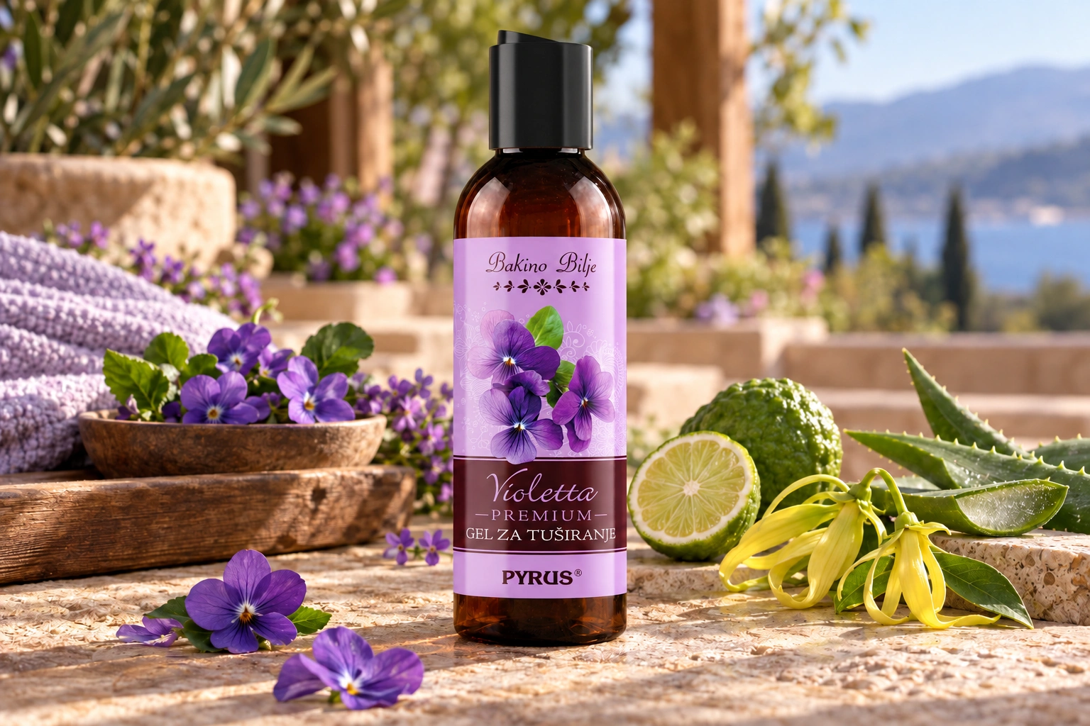 Violetta premium gel za tuširanje - fotografija 1