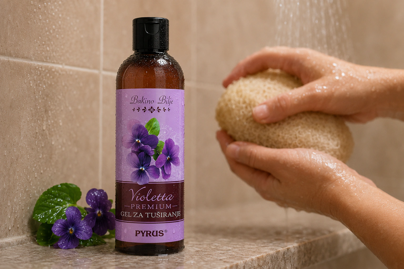 Violetta premium gel za tuširanje - fotografija 2