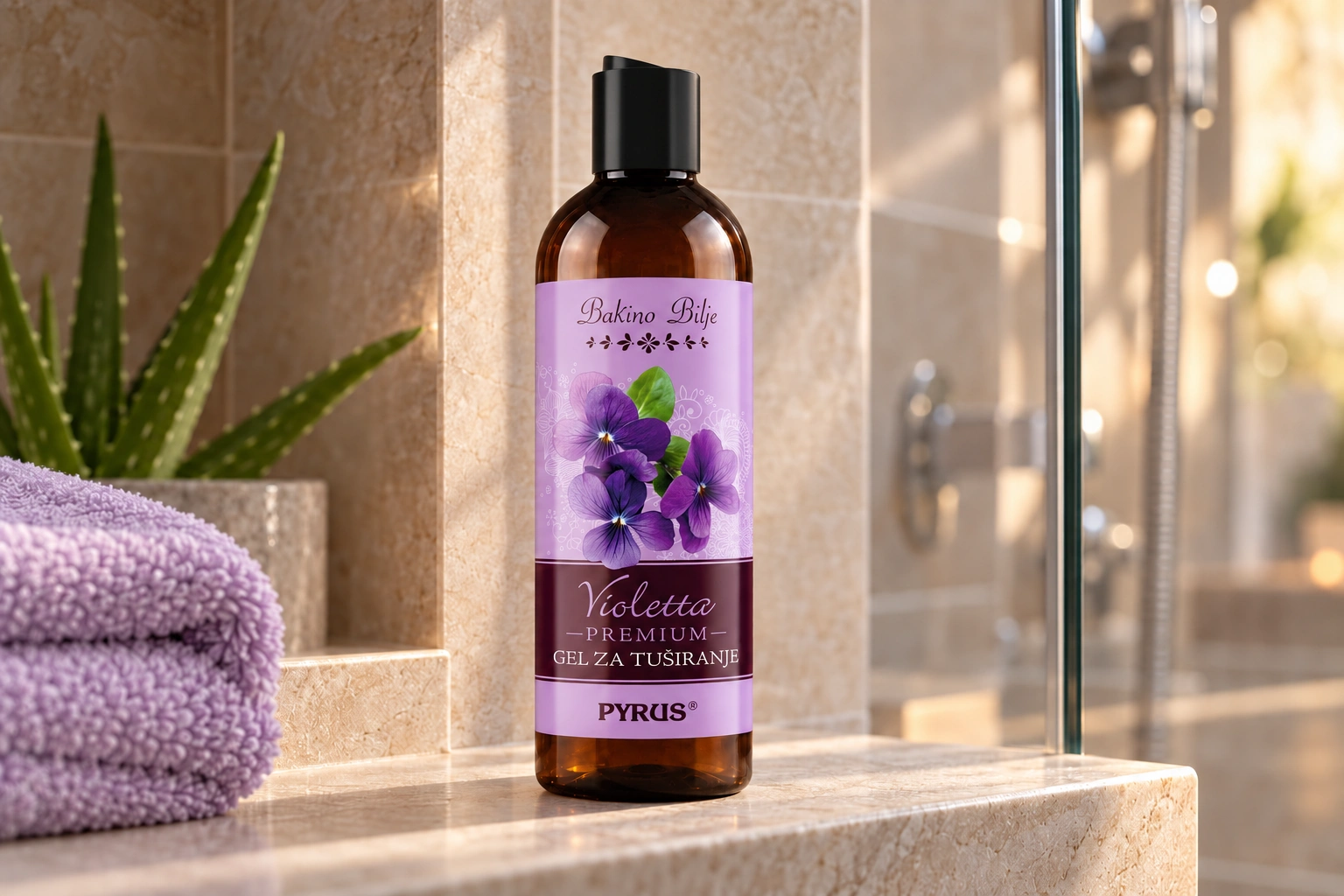 Violetta premium gel za tuširanje - fotografija 2