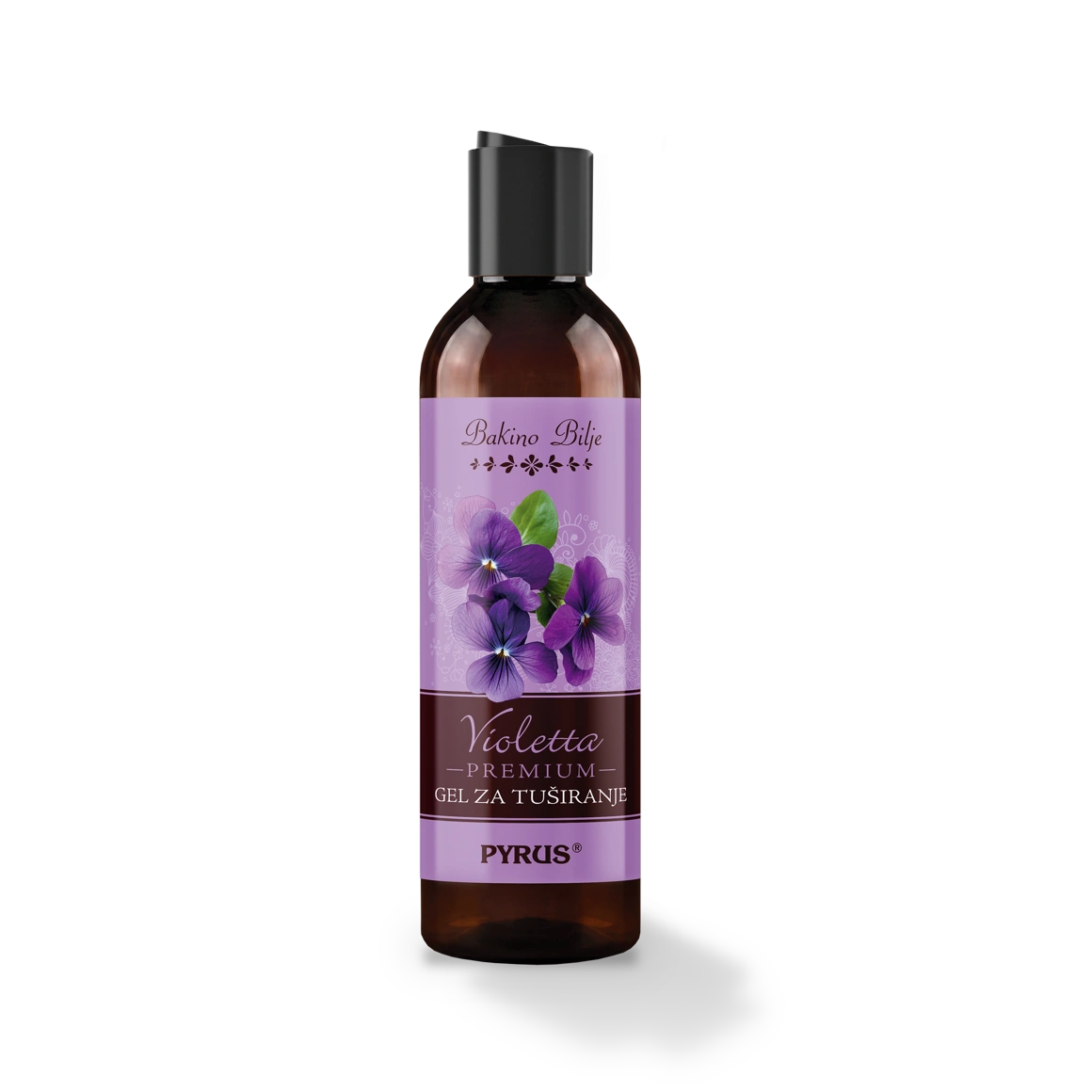 Violetta premium gel za tuširanje - s uljima bergamota, ylang ylanga i aloe verom